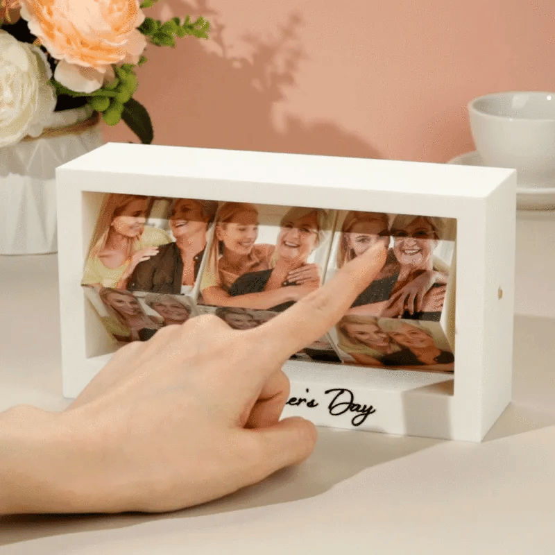EverSpin™ Mother's Day Custom Rotating Photo Cubes