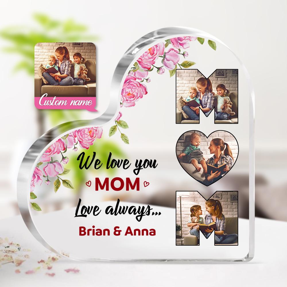 I Love you Mom  Custom Plaque