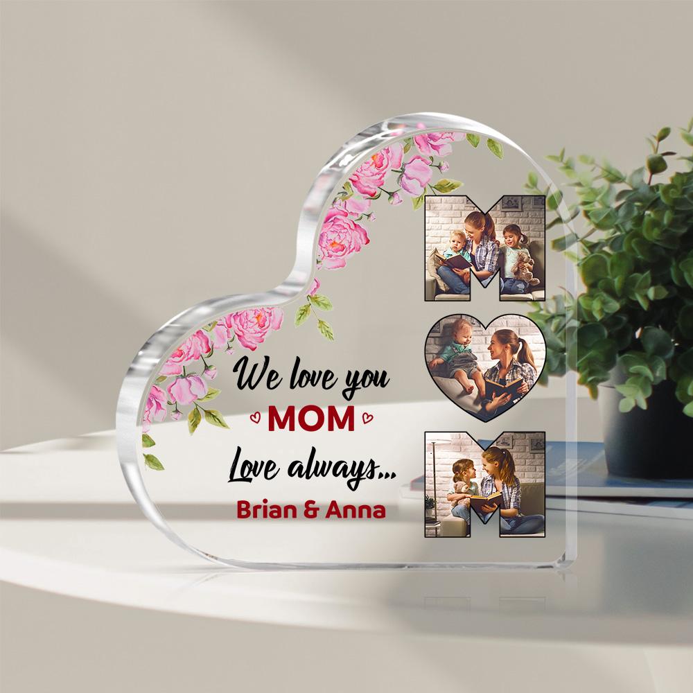 I Love You Mom Custom Plaque