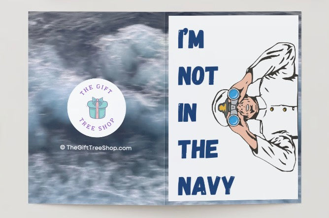 Funny 'I'm Not in the Navy' Dirty Valentines Day Card