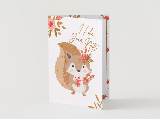 Funny 'I Like Your Nuts' Dirty Valentines Day Card