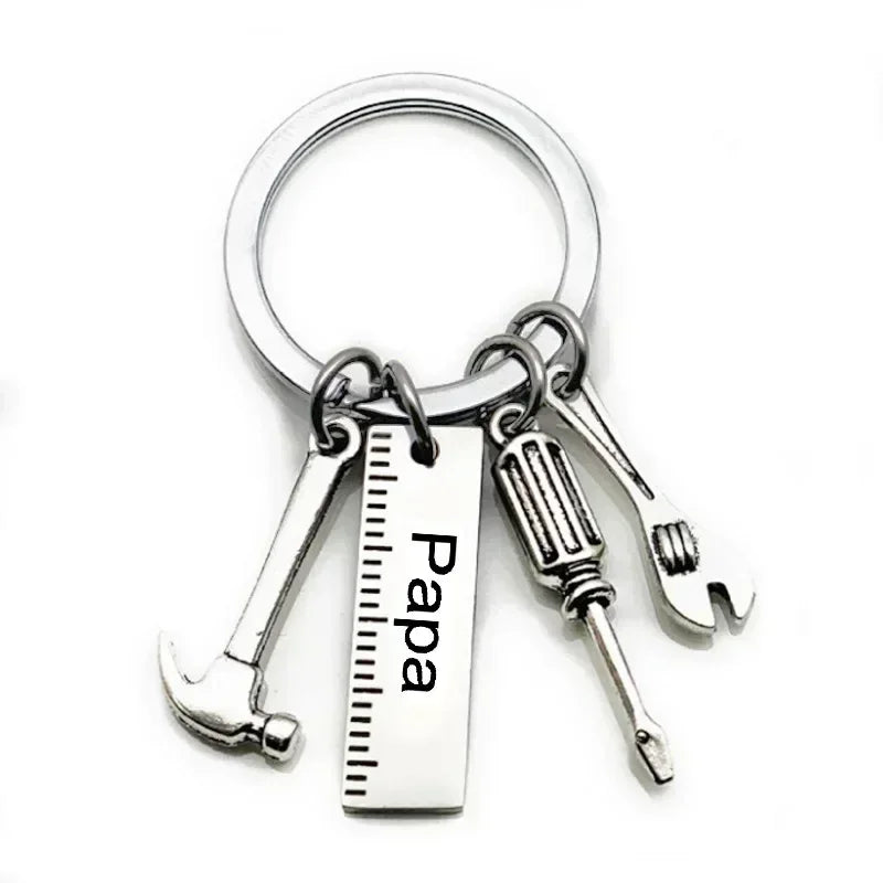 Dad Letter Keychain Decoration Pendant Father's Day Gift