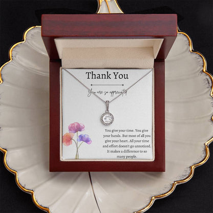 Thank You  Necklace