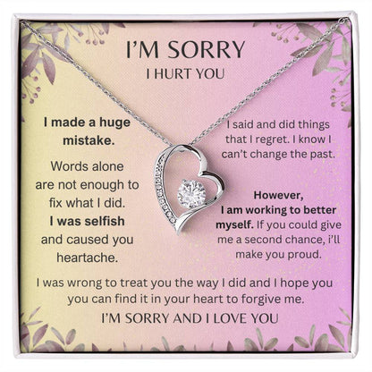 I'm Sorry I Hurt You Apology Necklace