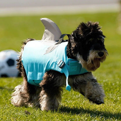 AquaPup Protector: The Shark-Inspired Dog Safety Vest