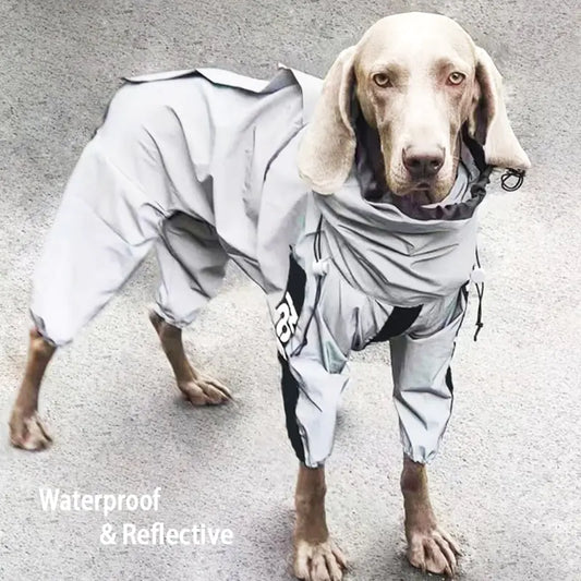GlowPup RainGuard™ Reflective Dog Raincoat